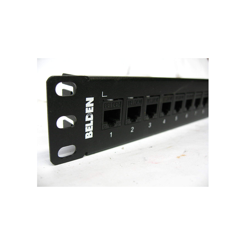 Belden KeyConnect Shielded Patch Panel, 24-port, 1U, Black (Empty) – CCTI  ASIA
